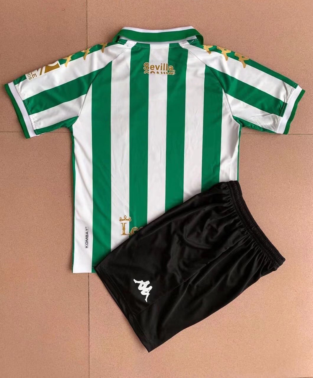 Kid's Real Betis Copa Champions Home Jersey + Short Set 22/23