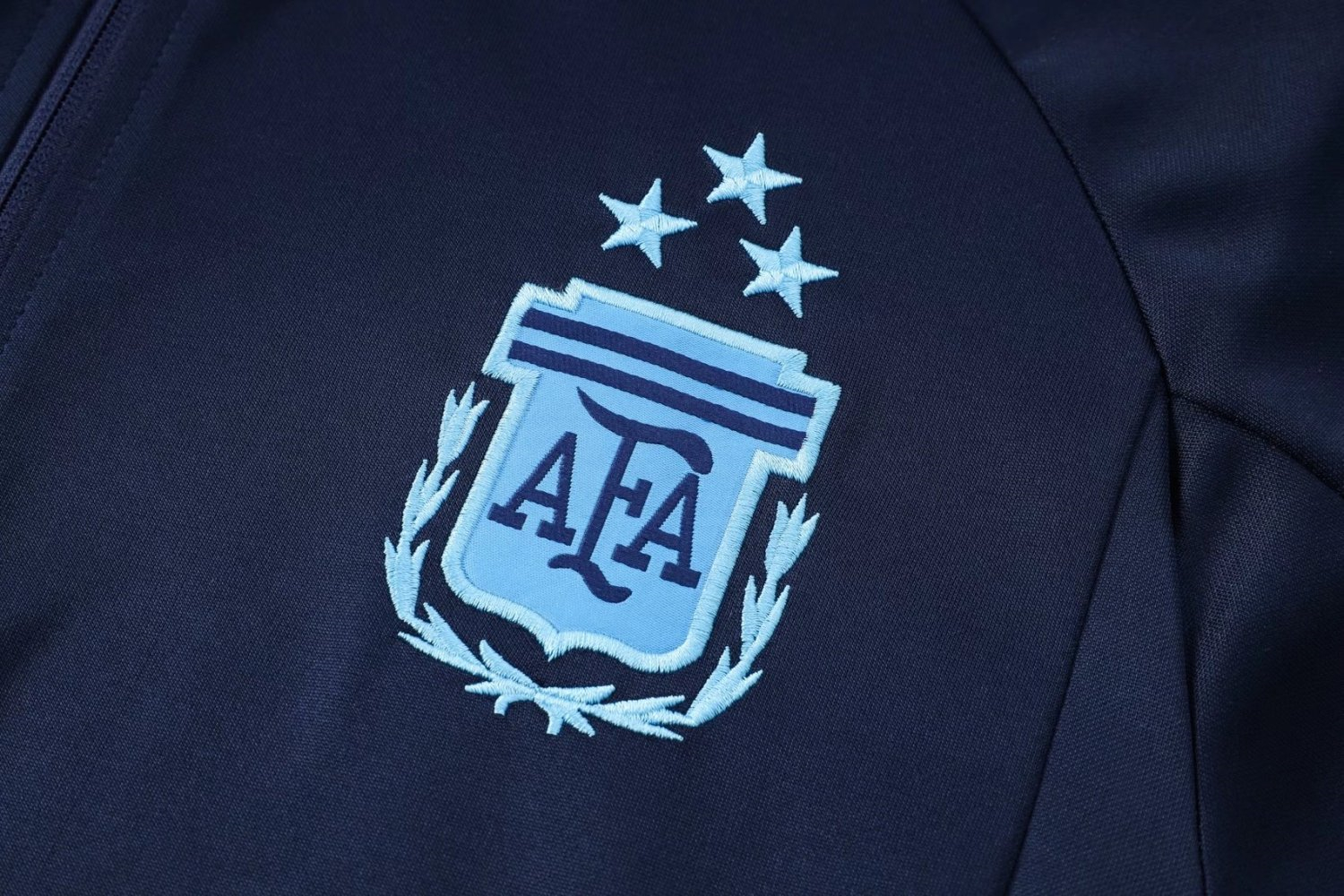 Men's Argentina 3-Star Navy Training Jacket + Pants Set 2023
