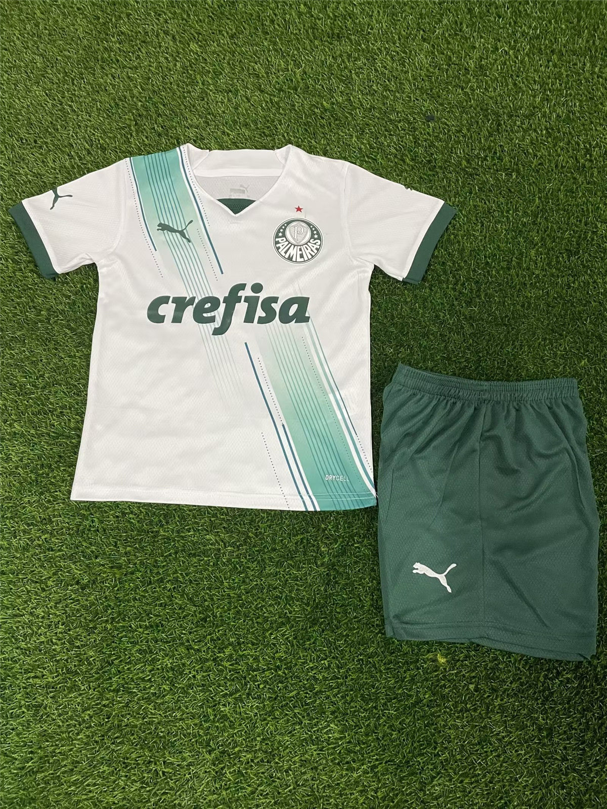 Kid's Palmeiras Away Jersey + Short Set 23/24