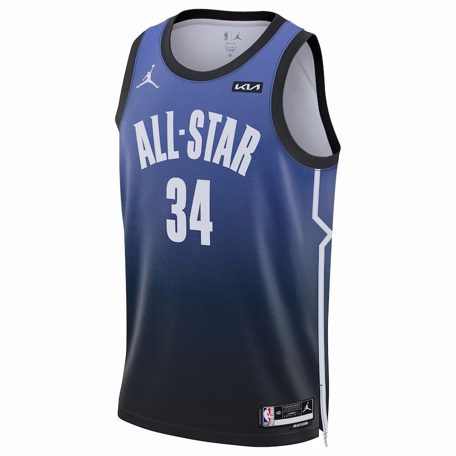 Men's NBA Brand Blue Swingman Jersey-All-Star Game Edition 2023 Giannis Antetokounmpo #34