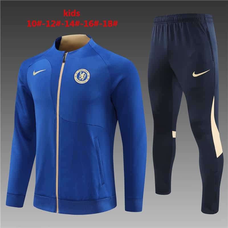 Kid's Chelsea Blue Training Set 23/24